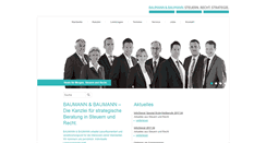 Desktop Screenshot of baumann-baumann.de