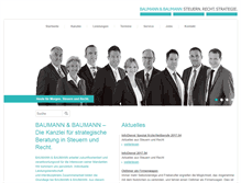 Tablet Screenshot of baumann-baumann.de